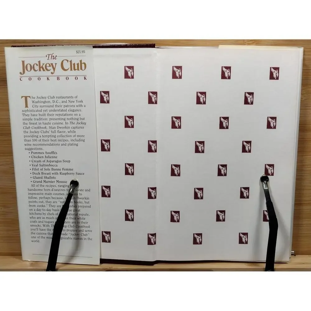 The Jockey Club Cookbook‎ by Stan Dworkin - FIRST EDITION